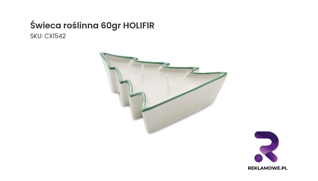 Świeca roślinna 60gr HOLIFIR Świeca roślinna 60 gram HOLIFIR