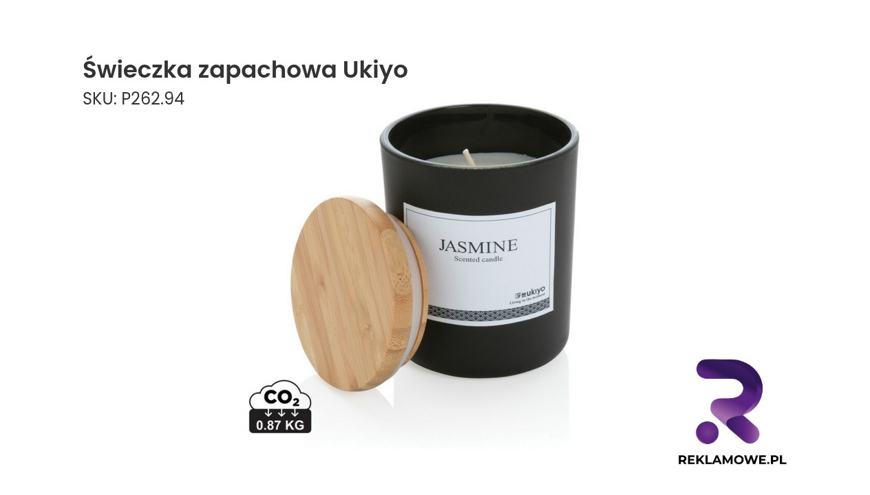 Świeczka zapachowa Ukiyo o relaksującym aromacie