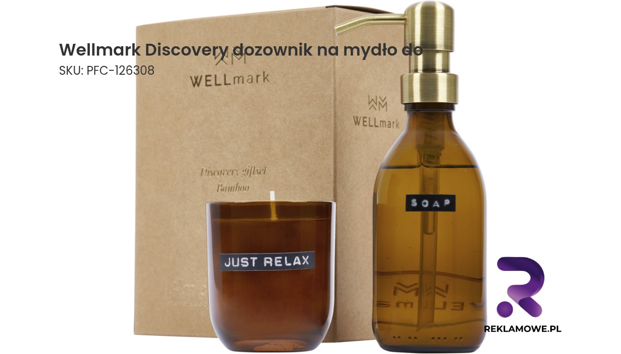 Dozownik na mydło Wellmark Discovery w stylowym wykończeniu