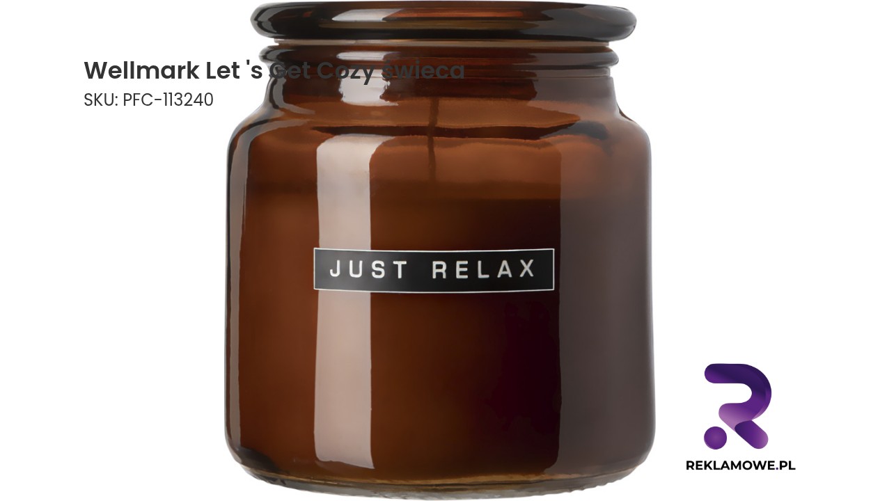 Świeca Wellmark Let's Get Cozy na relaksujące wieczory