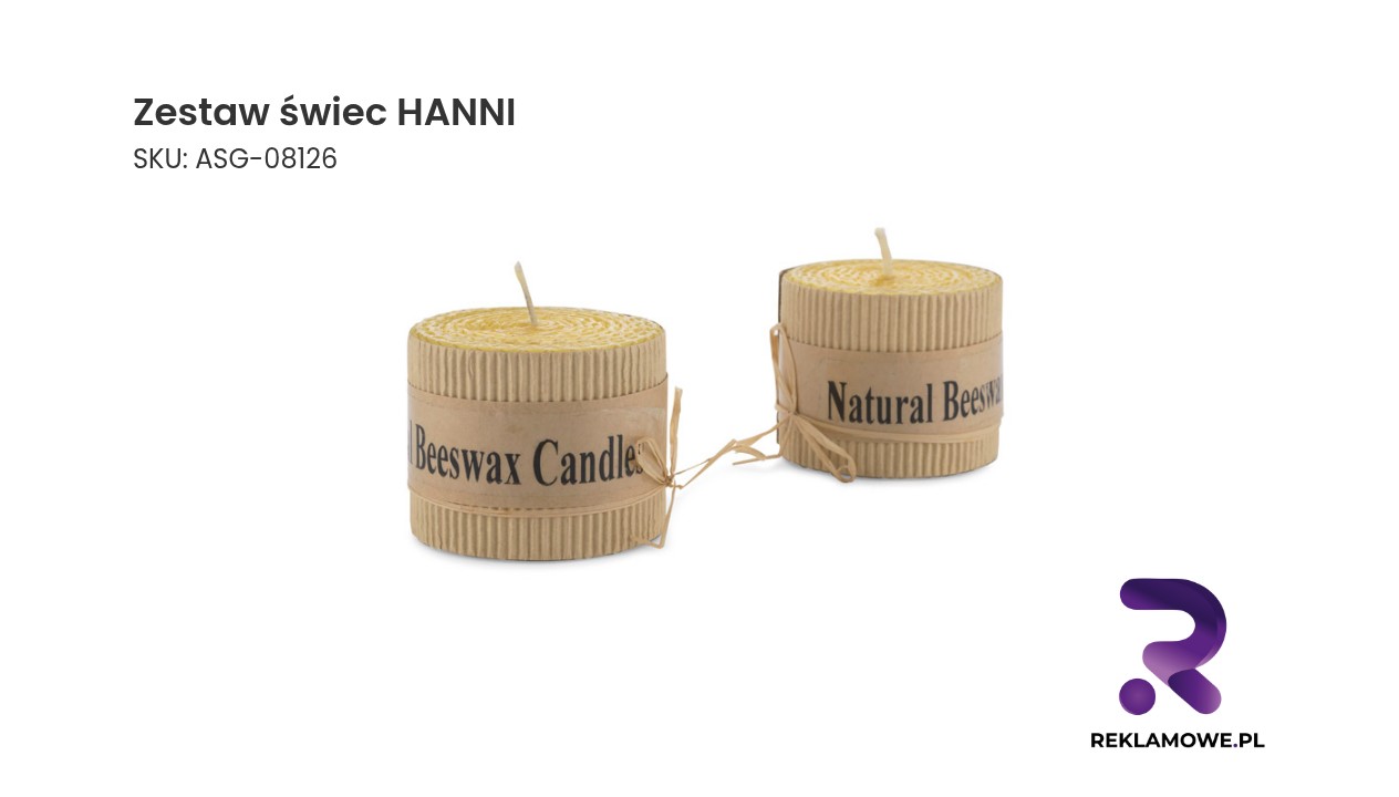 Zestaw świec dekoracyjnych HANNI
