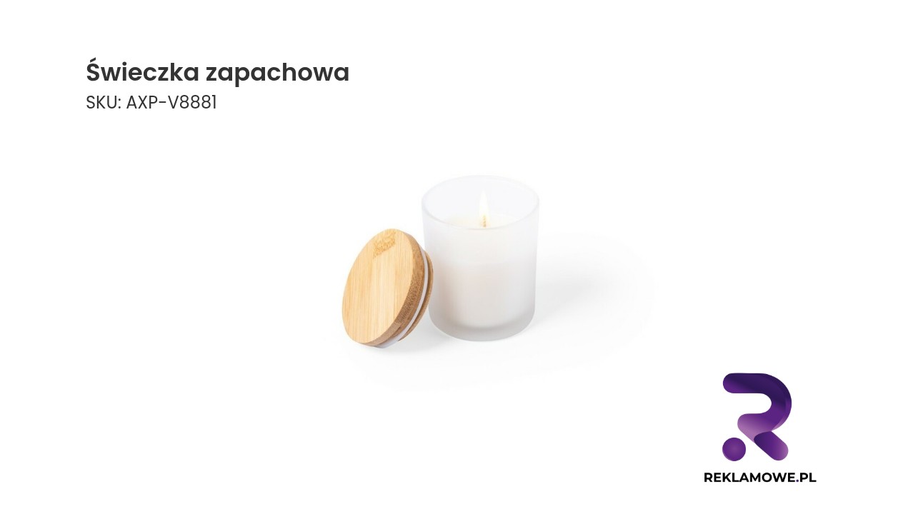 Naturalna świeczka zapachowa z wosku sojowego