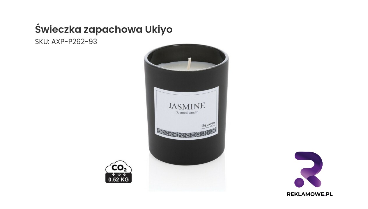 Świeczka zapachowa Ukiyo Świeczka zapachowa Ukiyo o relaksującym aromacie